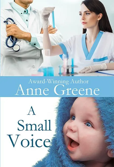 Book cover featuring doctors and a baby.