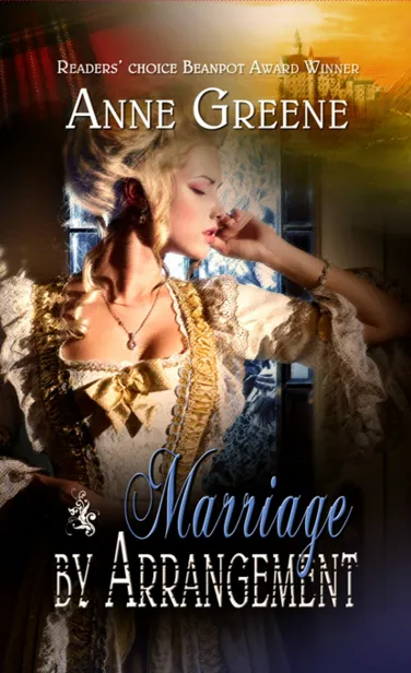 Book cover: "Marriage by Arrangement" by Anne Greene.