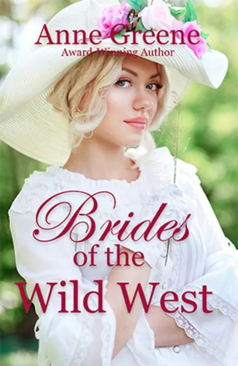 Woman in white hat, Brides of the Wild West.