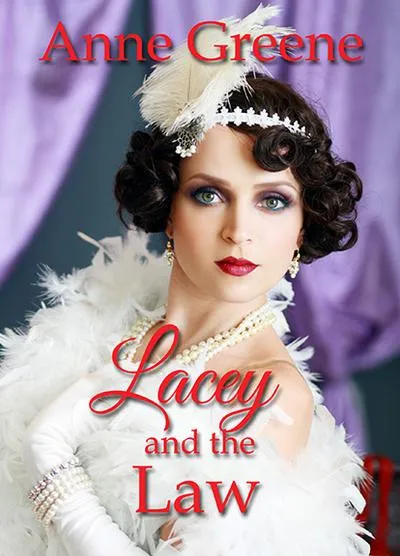 Flapper-style woman on book cover.