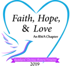 Bird beside heart outline on black background.